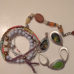 Multicolor Beaded Bracelet Set